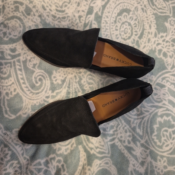 Lucky Brand Black Women's Low Block Heel Ankle Boots - Picture 2 of 7